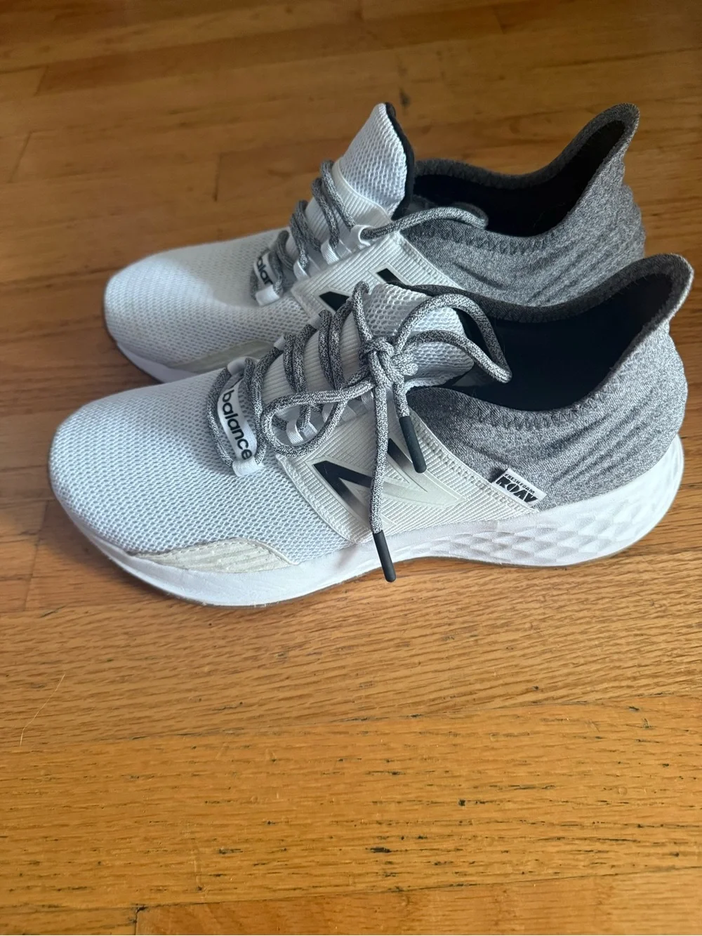 New Balance Women’s White & Gray Running Shoes